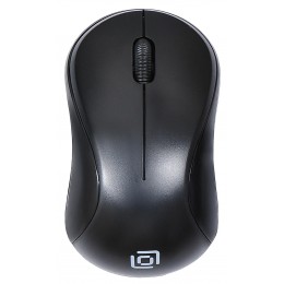 Мышь Оклик 605SW черный оптическая 1200dpi беспров. USB для ноутбука 3but (384108)