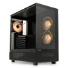 Корпус HSPD F710 Panoramic Mid Tower без блока питания - Черный, TG, 3x120mm ARGB, для E-ATX, ATX, mATX, mITX, 7xPCI, 2xUSB-A 3.0, 435x230x457mm