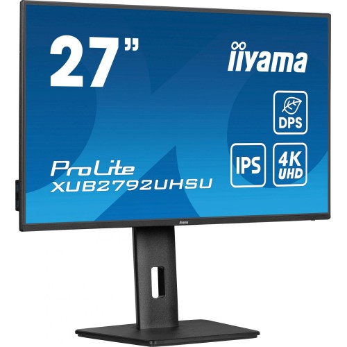 Монитор Iiyama 27" ProLite XUB2792UHSU-B6 черный IPS LED 16:9 HDMI M/M матовая HAS Piv 1300:1 350cd 178гр/178гр 3840x2160 60Hz DP 4K USB 6.3кг