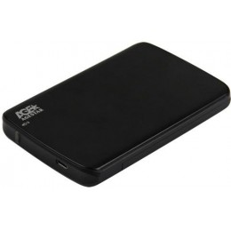 Внешний корпус для HDD/SSD AgeStar 31UB2A12C SATA USB3.1 пластик/алюминий черный 2.5" [31UB2A12C]