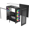 Корпус ПК Ocypus Delta C70 BK ARGB - Midi-Tower с 4x120mm ARGB, USB-C 3.1, совместимость с E-ATX, ATX, mATX, mITX
