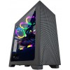 Корпус Azza Hive ATX черный с 8 вентиляторами 120мм, 5 вентиляторами 140мм, USB 2.0 и USB 3.0, аудио, блок питания [CSAZ-450 HIVE]