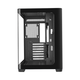 Корпус ПК без блока питания/ Case SAMA V60E Black, Midi-Tower, TG, no fans, 2xUSB 3.0 + 1xUSB 3.2 Type-C, ATX, mATX, mITX Black
