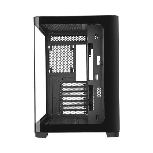 Корпус ПК без блока питания/ Case SAMA V60E Black, Midi-Tower, TG, no fans, 2xUSB 3.0 + 1xUSB 3.2 Type-C, ATX, mATX, mITX Black SAMA
