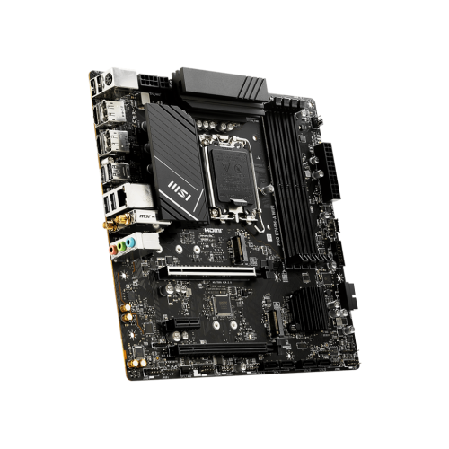 Купить материнскую плату MSI INTEL B760 s1700: 4xDDR5, 2xHDMI 2.1, Wi-Fi, 2.5GbE LAN, mATX – идеальное решение для вашего ПК