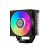 Кулер для процессора/ CPU Cooler PCCooler RT500 TC ARGB BK (245W, 4-pin PWM, 152mm, Al/Cu, 5x6mm, ARGB, 1x120mm, 73.32CFM, 34.9dBA, 2200RPM, S: 1851/1700/1200/115X, AM5/AM4, black)