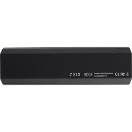 Накопитель SSD Netac USB-C 500GB NT01ZX10-500G-32BK ZX10 1.8" черный