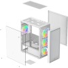 Корпус ПК Ocypus Gamma C50 WH ARGB - Mini-Tower для mATX и mITX с 4x120mm ARGB вентиляторами