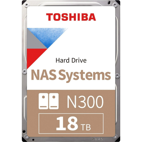Жесткий диск Toshiba N300 NAS 18TB 7200RPM SATA3 3.5 - Надежное решение для хранения данных с гарантией 1 год