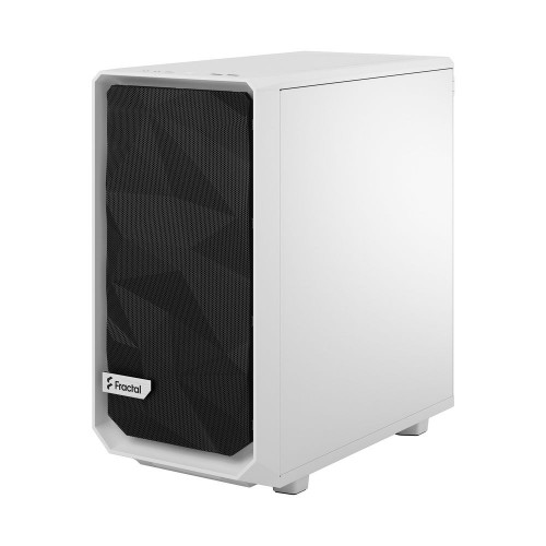 Корпус ПК без блока питания/ Case Fractal Design Meshify 2 Mini TG Clear Tint, Mini-Tower, 1x120mm + 1x140mm, 2xUSB-A 3.2 + 1xUSB 3.2 Type-C mATX, mITX, mDTX White Fractal Design