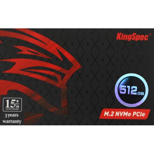Накопитель SSD Kingspec 512GB M.2 2280 PCIe 3.0 x4 – Высокая Скорость и Надежность