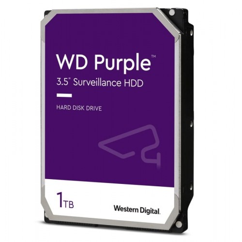 Жесткий диск/ HDD WD SATA3 1TB Purple Video 5400 RPM 64Mb 1 year warranty WD