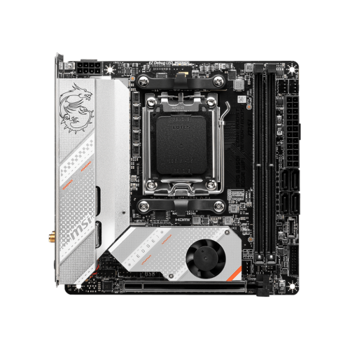 Материнская плата MSI B650 sAM5 для AMD: 2xDDR5, HDMI 2.1, Wi-Fi, 5xUSB 3.2, mini ITX