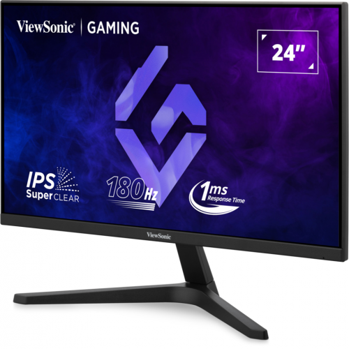 Монитор ViewSonic 23.8" VX24G1-HD черный IPS LED 1ms 16:9 HDMI матовая 1000:1 300cd 178гр/178гр 1920x1080 180Hz DP FHD 4.1кг ViewSonic