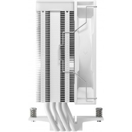 Устройство охлаждения(кулер) Deepcool AG400 Wh V2 ARGB Soc-AM5/AM4/1200/1700/1851 белый 4-pin 31.6dB Al+Cu 220W 643gr Ret (R-AG400-WHAMMN-GJD)