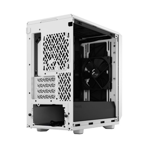 Корпус ПК без блока питания/ Case Fractal Design Meshify 2 Mini TG Clear Tint, Mini-Tower, 1x120mm + 1x140mm, 2xUSB-A 3.2 + 1xUSB 3.2 Type-C mATX, mITX, mDTX White Fractal Design