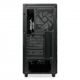 Корпус без блока питания/ Case HSPD M510, Mesh Mid Tower, Black, TG, 0.5 SPCC, 4x120mm ARGB (Orbis F1) ATX, mATX, mITX 180/280/160mm 1x2.5", 1x3.5", 7xPCI 2xUSB-A 3.0 517x277x418mm