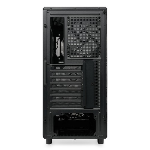Корпус без блока питания/ Case HSPD M510, Mesh Mid Tower, Black, TG, 0.5 SPCC, 4x120mm ARGB (Orbis F1) ATX, mATX, mITX 180/280/160mm 1x2.5", 1x3.5", 7xPCI 2xUSB-A 3.0 517x277x418mm HSPD