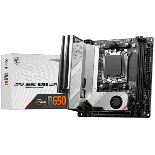 Материнская плата MSI B650 sAM5 для AMD: 2xDDR5, HDMI 2.1, Wi-Fi, 5xUSB 3.2, mini ITX