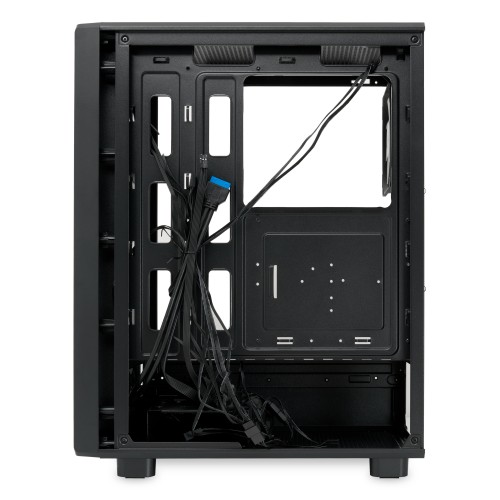Корпус без блока питания/ Case HSPD M510, Mesh Mid Tower, Black, TG, 0.5 SPCC, 4x120mm ARGB (Orbis F1) ATX, mATX, mITX 180/280/160mm 1x2.5", 1x3.5", 7xPCI 2xUSB-A 3.0 517x277x418mm HSPD