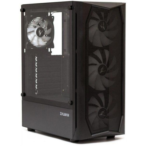 Корпус Zalman N4 REV.1 черный ATX с 5 вентиляторами 120mm и 2 вентиляторами 180mm, USB 2.0/3.0 и аудио, идеальный для вашего ПК