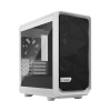 Корпус ПК без блока питания/ Case Fractal Design Meshify 2 Mini TG Clear Tint, Mini-Tower, 1x120mm + 1x140mm, 2xUSB-A 3.2 + 1xUSB 3.2 Type-C mATX, mITX, mDTX White Fractal Design