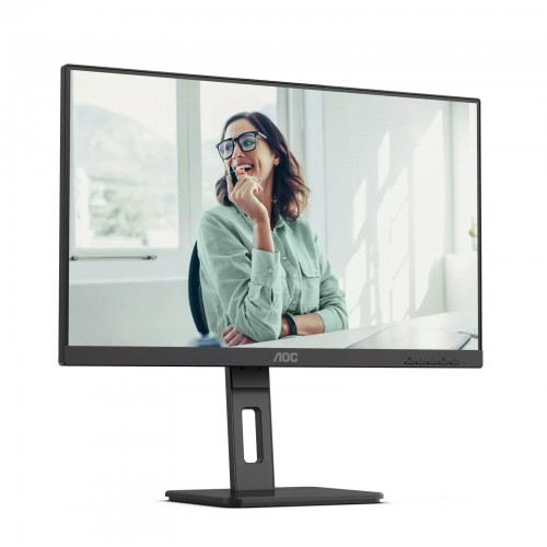 AOC Q27P3CV 27" 2560x1440, IPS, 75Hz, 20M:1, 250cd, 4 ms, 2xHDMI 1.4, DisplayPort 1.2, 4xUSB 3.2, DP+PD USB Type-C * 65W Speakers, RJ45, Height adj 150, pivot, VESA 100, 3Y, Black AOC