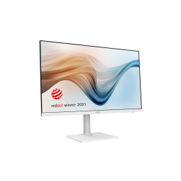 Монитор/ MSI Modern MD272XPW 27'', 1920x1080, IPS, 178x178, 300nit, 100Hz, 4ms, HDMI/DP, 1xUSB-C, 2USB-A, Audio out, 2x2W, LTSP, ExtPWR, 75x75VESA, White, 1y