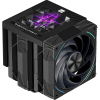 Кулер для процессора/ CPU Cooler Thermalright Phantom Spirit 120 Vision EVO (4-pin PWM, LED, 160mm, Ni/CU, 7x6mm, ARGB, 2x120mm, 92CFM, 36dBA, 2150RPM, S: 1851, 1700, 1200, 115X, AM5, AM4, black) Thermalright