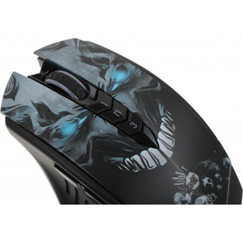 Мышь A4Tech Bloody R80 Plus Skull - Беспроводная Оптическая Мышь 5000dpi с 7 Кнопками