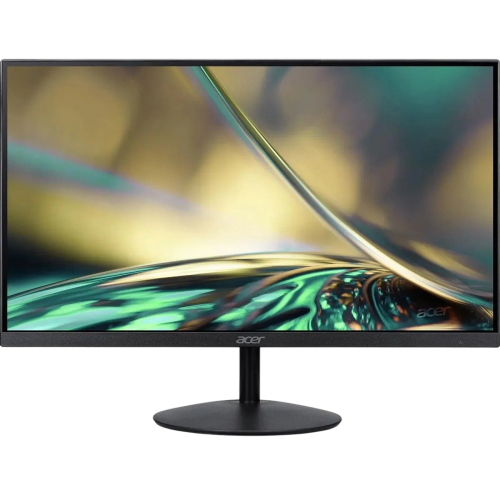 Монитор/ Acer SA242YH1bi 23,8'', ZeroFrame, UltraThin Black, 16:9, VA, 1920x1080, 4ms, 250cd, 100Hz, VGA , HDMI(1.4), Speakers 2Wx2, Vesa:75x75 Acer