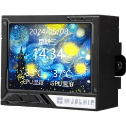 Водяное охлаждение для процессора/ Water Cooling System Thermalright Mjolnir Vision 360 (360mm, LED, Black, ARGB/ Fans: 3x120mm, 69CFM, 27dBA, 2150RPM/ Pump height 65mm, Rad thickness 27mm/ S: 1700, 1200, 1851, 115X, 2011, 2066, AM5, AM4)