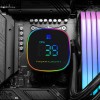 Система жидкостного охлаждения/ Water Cooling System Thermalright Frozen Horizon 240 Digital (240mm, LED temp., Black, ARGB/ Fans: 2x120mm, 68.9CFM, 28.2dBA, 2000RPM/ Pump height 53.2mm, Rad thickness 27mm/ S: 1700, 1200, 1851, 115X, AM5, AM4) Thermalrigh