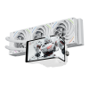 Водяное охлаждение для процессора/ Water Cooling System Thermalright Wonder Vision 360 Turbo (360mm, LED, White, ARGB/ Fans: 3x120mm, 120.38CFM, 44.7dBA, 3000RPM/ Pump height 107mm, 6400RPM, Rad thickness 27mm/ S: 1700, 1200, 1851, 115X, 2011, 2066, AM5, 