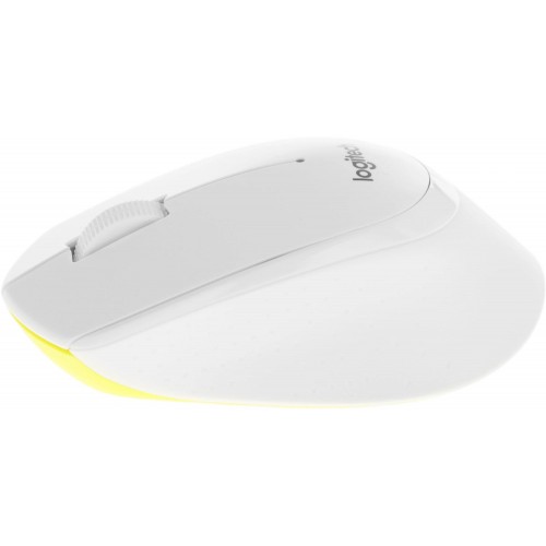 Купить беспроводную мышь Logitech M330 Silent Plus белого цвета, 1000 DPI, 2 кнопки - идеальный выбор для тишины и комфорта