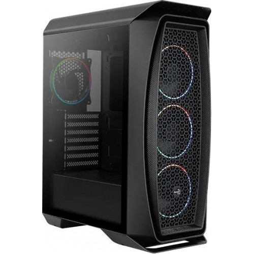 Корпус Aerocool Aero One Eclipse-G-BK-v1 черный ATX с поддержкой 4x120mm и 2x140mm, 2xUSB3.0 и аудио - идеальный выбор для вашего ПК