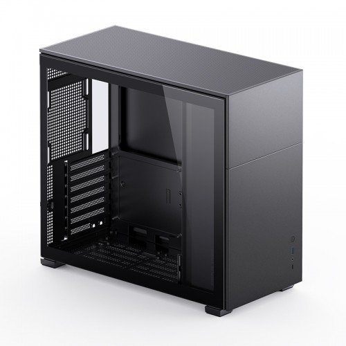 Корпус JONSBO D41 STD Midi-Tower без блока питания, черный, с USB-A 3.2 и USB-C 3.2, поддержка ATX и mATX