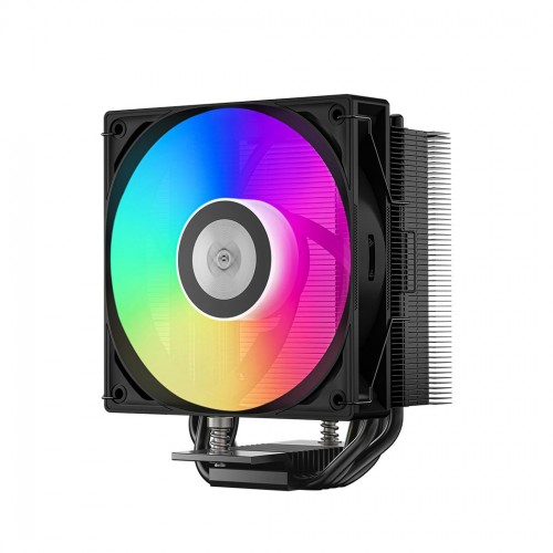 Кулер для процессора PCCooler RT400 ARGB BK - мощный и тихий 235W с поддержкой AM4/AM5 и RGB подсветкой