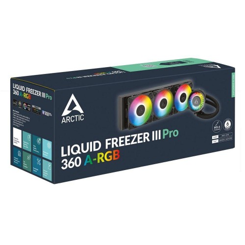 Жидкостная система охлаждения Arctic Cooling Liquid Freezer III Pro 360 ARGB Multi Compatible All-In-One CPU Water Cooler (ACFRE00184A) ARCTIC