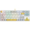 Клавиатура A4Tech Bloody S87 Energy механическая белый/желтый USB for gamer LED (S87 USB ENERGY WHITE)