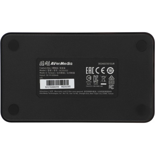 Карта видеозахвата Avermedia Live Gamer Extreme 3 GC551G2 - Внешний USB 3.1 для Профессиональной Записи Игрового Процесса