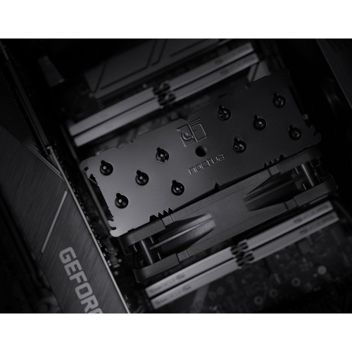 Кулер для процессора/ CPU Cooler Noctua NH-U12S chromax.black (129W, 4-pin PWM, 158mm, Al/Cu, 5x6mm, 1x120x120x25mm, 54.97CFM, 22.4dBA, 1500RPM, S: 1851/1700/1200/115X, AM5/AM4, Black)