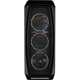 Корпус Aerocool Aero One Eclipse-G-BK-v1 черный ATX 4x120mm 2x140mm 2xUSB3.0 audio bott PSU [ACCM-PB17143.11]