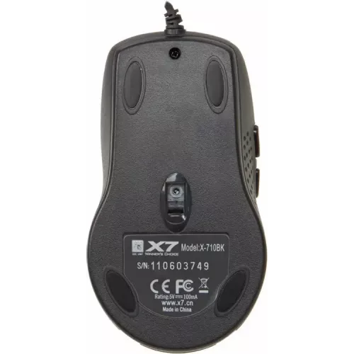 Мышь/ Мышь A4Tech X-710BK черный оптич. 2000dpi USB 7but (X-710BK USB)