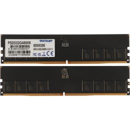 Память DDR5 2x16Gb 4800MHz Patriot PSD532G4800K Signature RTL Gaming PC5-38400 CL40 DIMM 288-pin 1.1В Ret