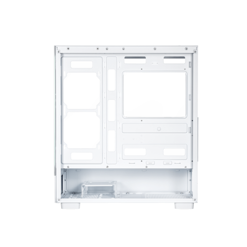 Корпус без блока питания/ Case PCCooler C3 Q500 WH, Midi-Tower, TG, no fans, 1xUSB 3.0 + 1xUSB 2.0 + 1xUSB-C, ATX, mATX, mITX White