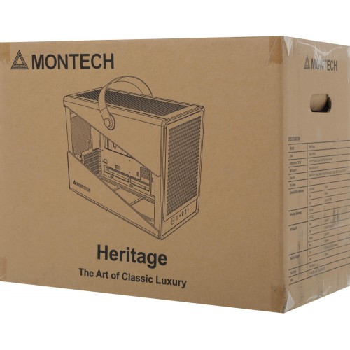 Корпус Montech Heritage (W) белый mATX: идеальный выбор для сборки с 9 вентиляторами, 2xUSB 3.0 и аудио выходом