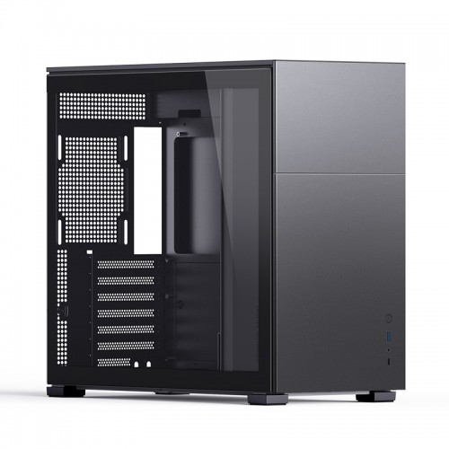Корпус JONSBO D41 STD Midi-Tower без блока питания, черный, с USB-A 3.2 и USB-C 3.2, поддержка ATX и mATX