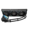 Водяное охлаждение для процессора/ Water Cooling System Thermalright Mjolnir Vision 360 (360mm, LED, Black, ARGB/ Fans: 3x120mm, 69CFM, 27dBA, 2150RPM/ Pump height 65mm, Rad thickness 27mm/ S: 1700, 1200, 1851, 115X, 2011, 2066, AM5, AM4) Thermalright