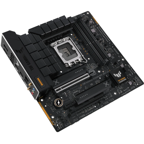 Купить материнскую плату TUF GAMING B760M-BTF WIFI D4 - высокая производительность и надежность для геймеров.